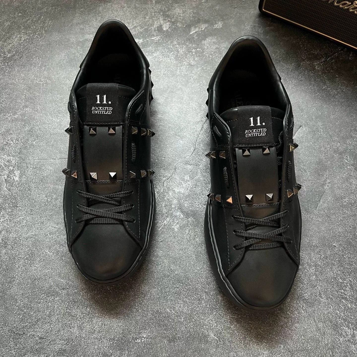 Valentino Valentino Black Lowtop Sneakers 44 Men Size US 10.5 / EU 43-44 - 3 Thumbnail