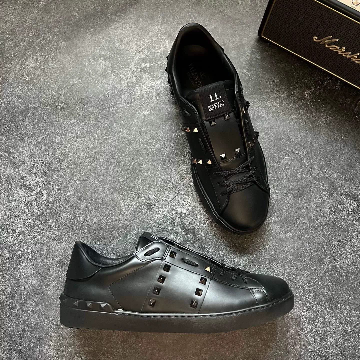 Valentino Valentino Black Lowtop Sneakers 44 Men Size US 10.5 / EU 43-44 - 5 Thumbnail