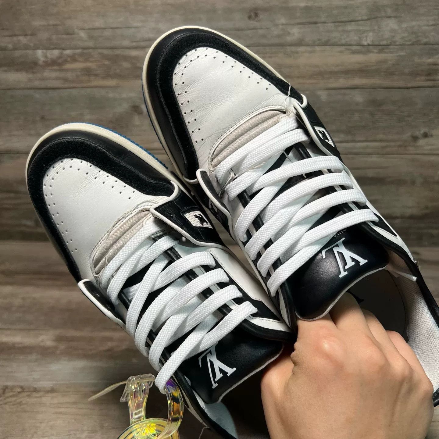 Louis Vuitton Louis Vuitton Training Black Lowtop Sneakers 41 Men Size US 8.5 / EU 41-42 - 5 Thumbnail