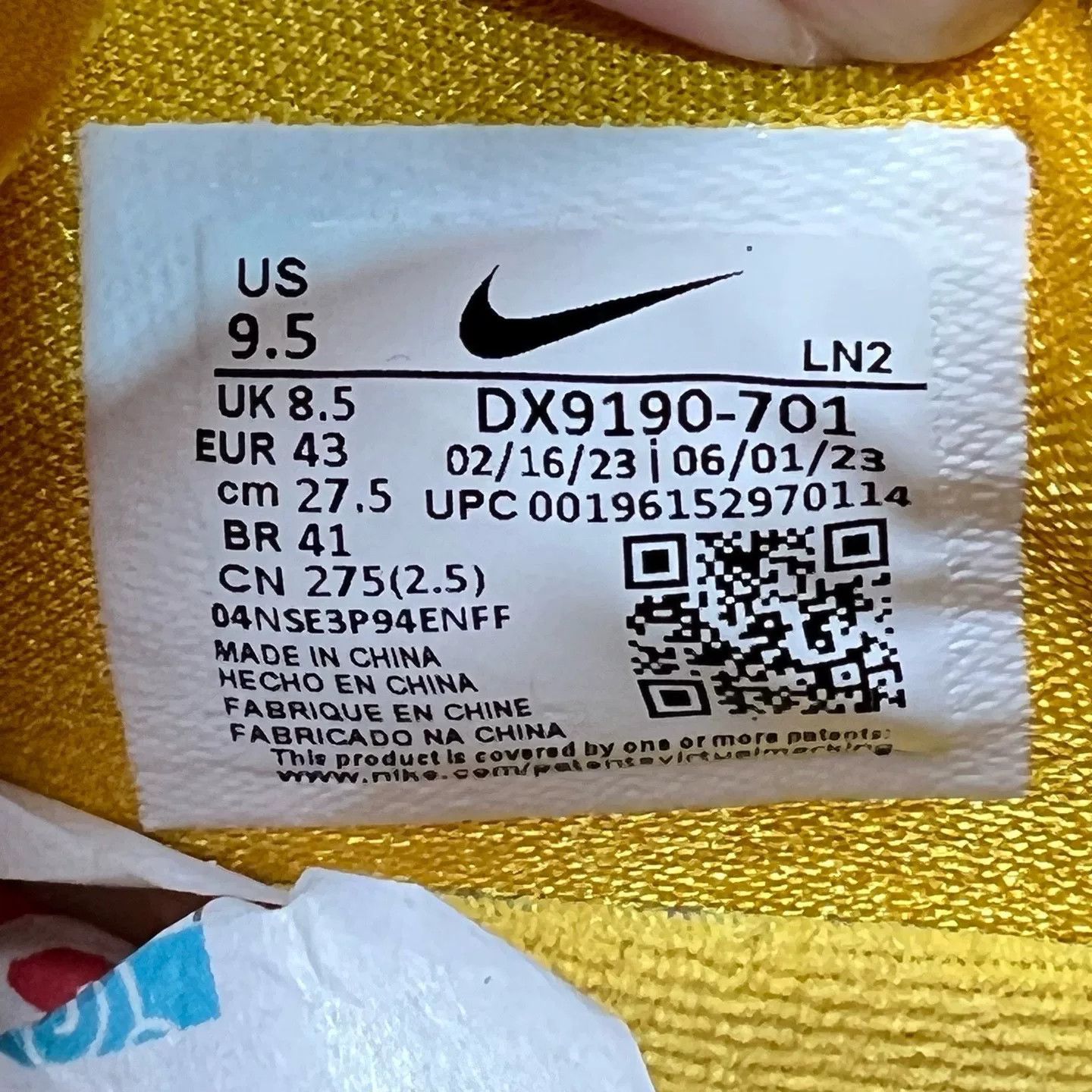 Nike Nike ZOOM GT Yellow Lowtop Sneakers 43 Men Size US 10 / EU 43 - 8 Thumbnail