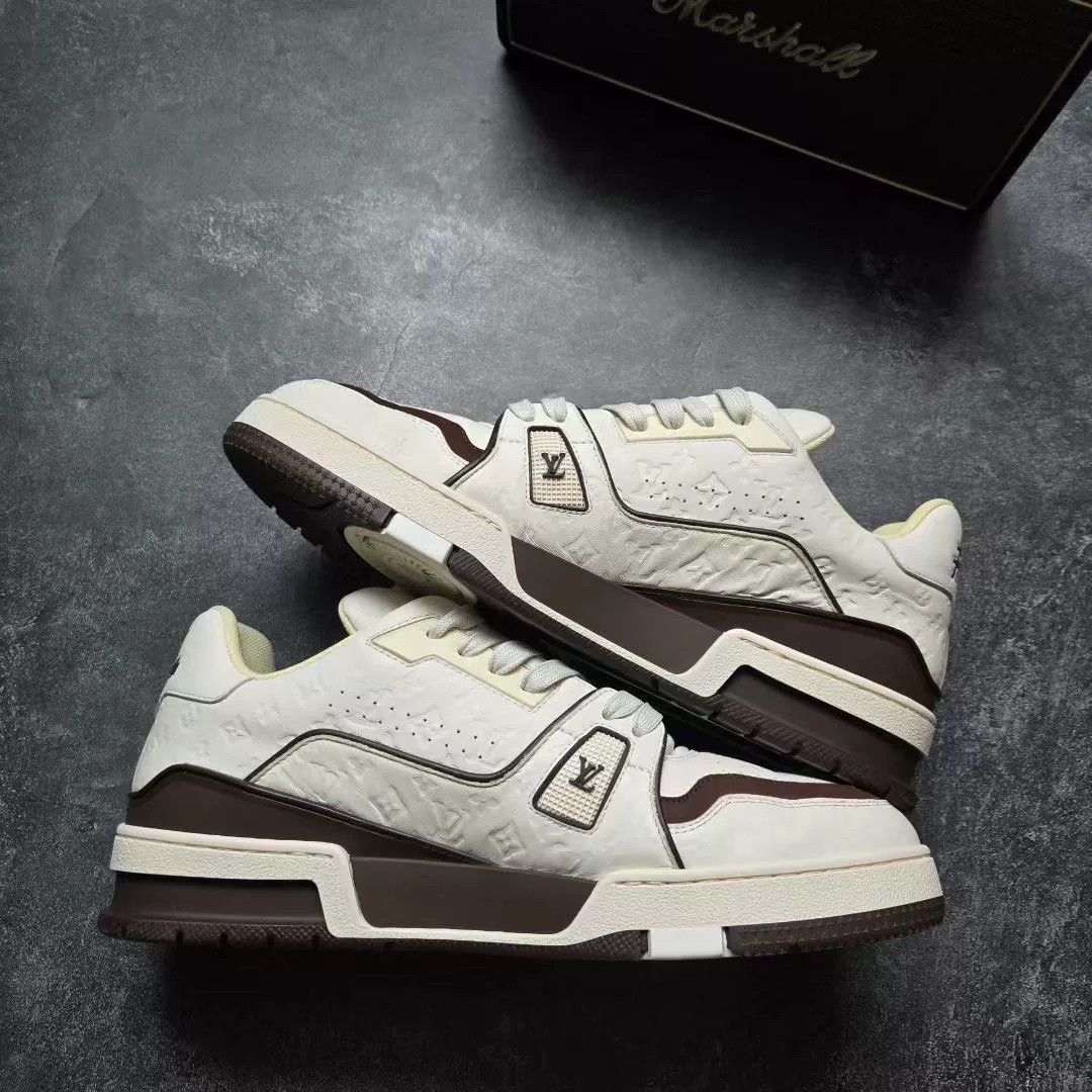 Louis Vuitton Louis Vuitton Training Brown Lowtop Sneakers 41 Men Size US 8.5 / EU 41-42 - 2 Thumbnail