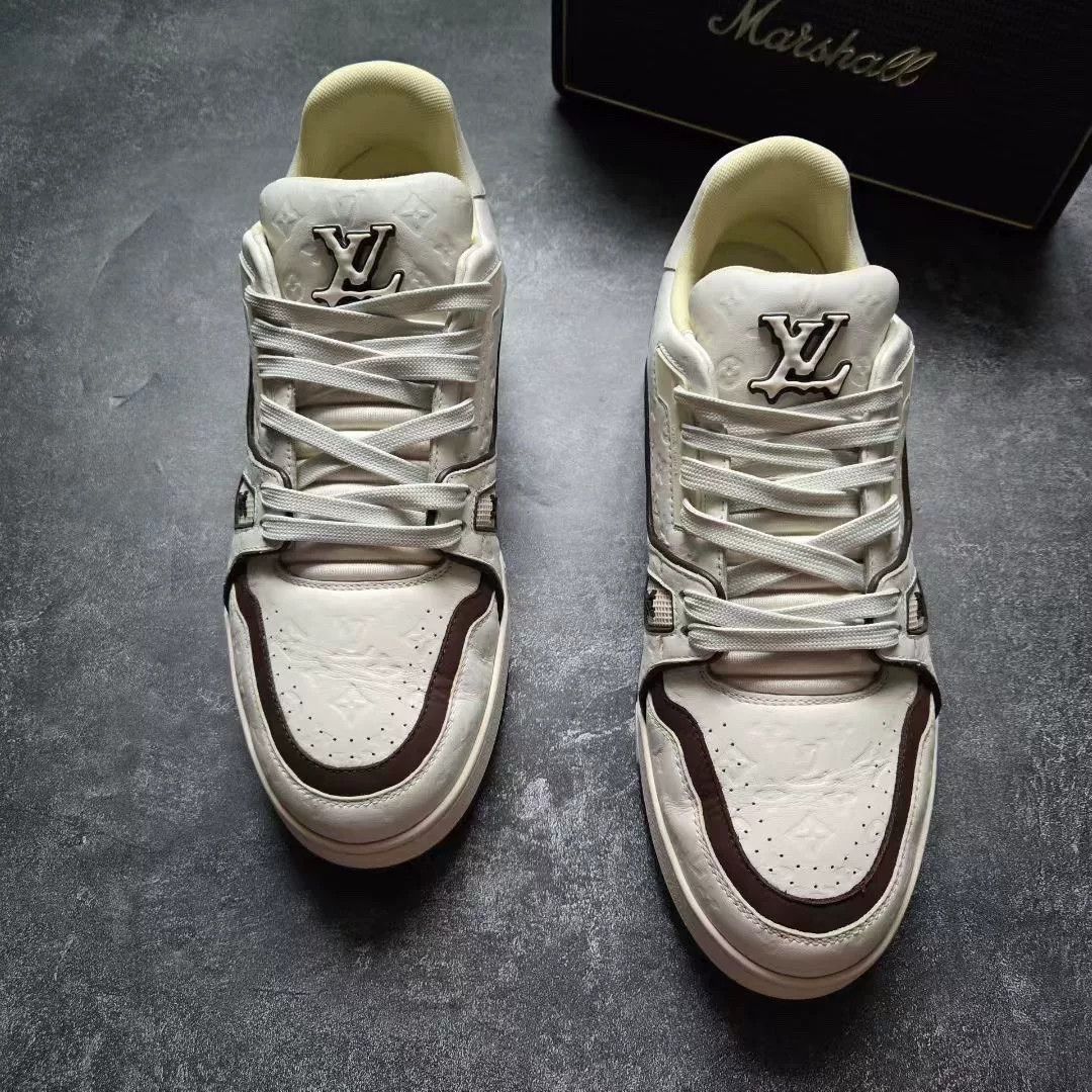 Louis Vuitton Louis Vuitton Training Brown Lowtop Sneakers 41 Men Size US 8.5 / EU 41-42 - 3 Thumbnail