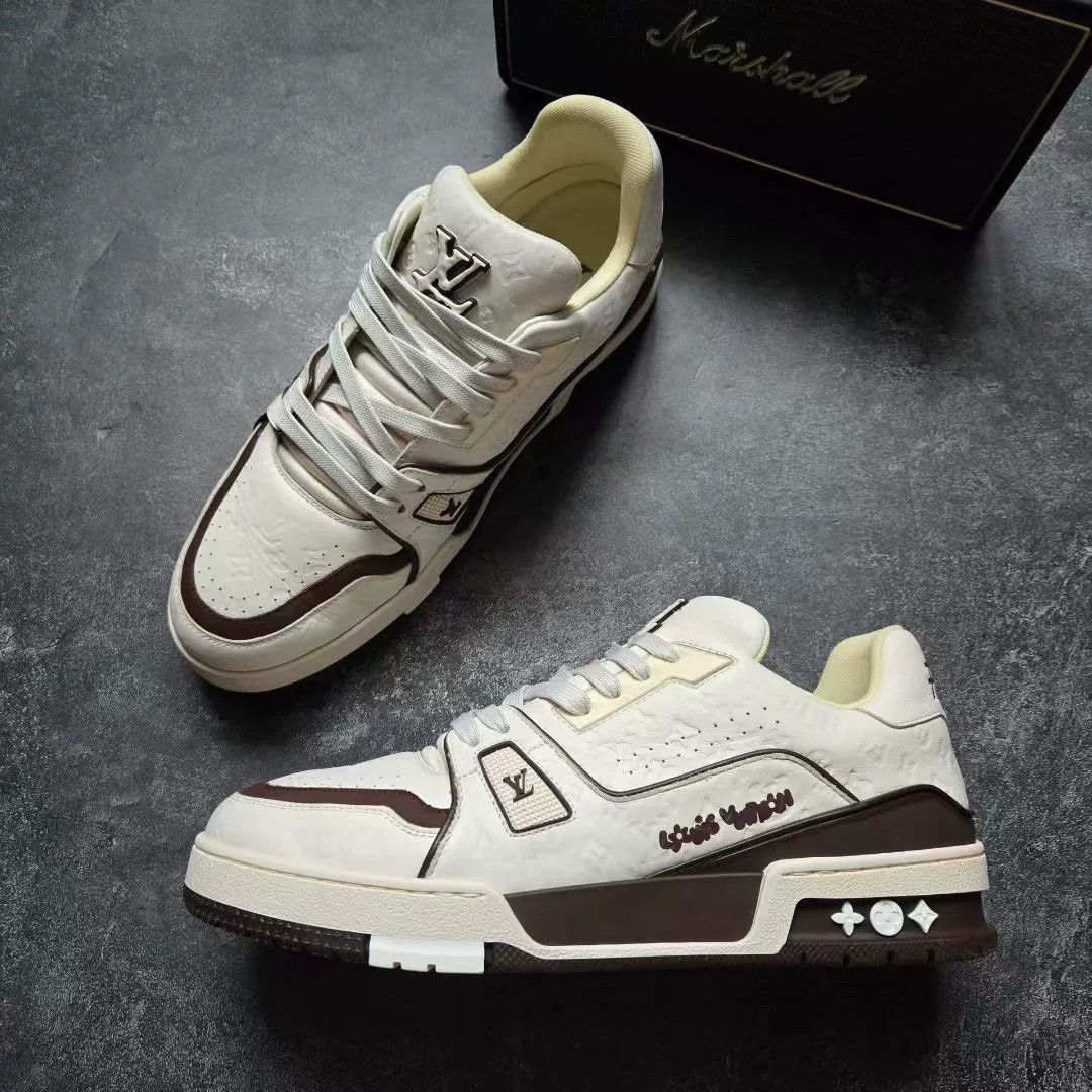 Louis Vuitton Louis Vuitton Training Brown Lowtop Sneakers 41 Men Size US 8.5 / EU 41-42 - 4 Thumbnail