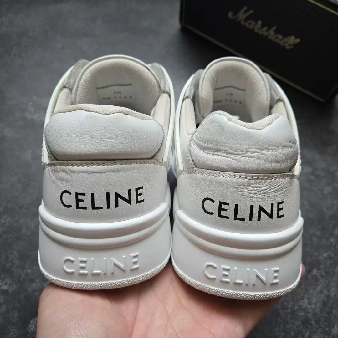 Celine Celine Training White Lowtop Sneakers 40 Women Size US 9 / IT 39 - 7 Thumbnail