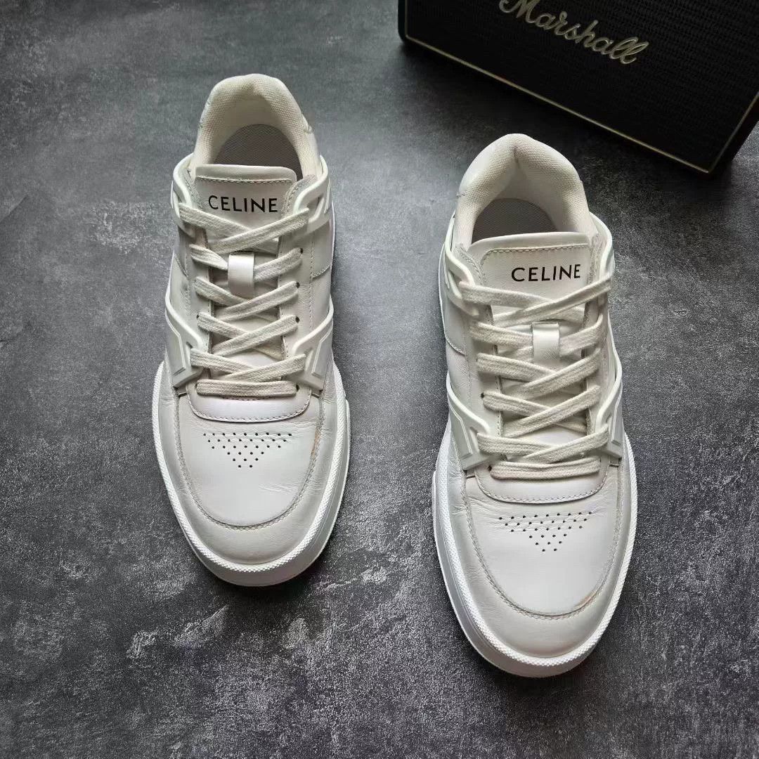 Celine Celine Training White Lowtop Sneakers 40 Women Size US 9 / IT 39 - 4 Thumbnail