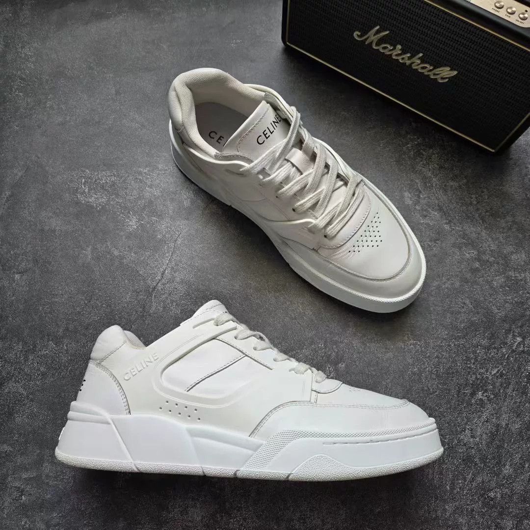 Celine Celine Training White Lowtop Sneakers 40 Women Size US 9 / IT 39 - 6 Thumbnail