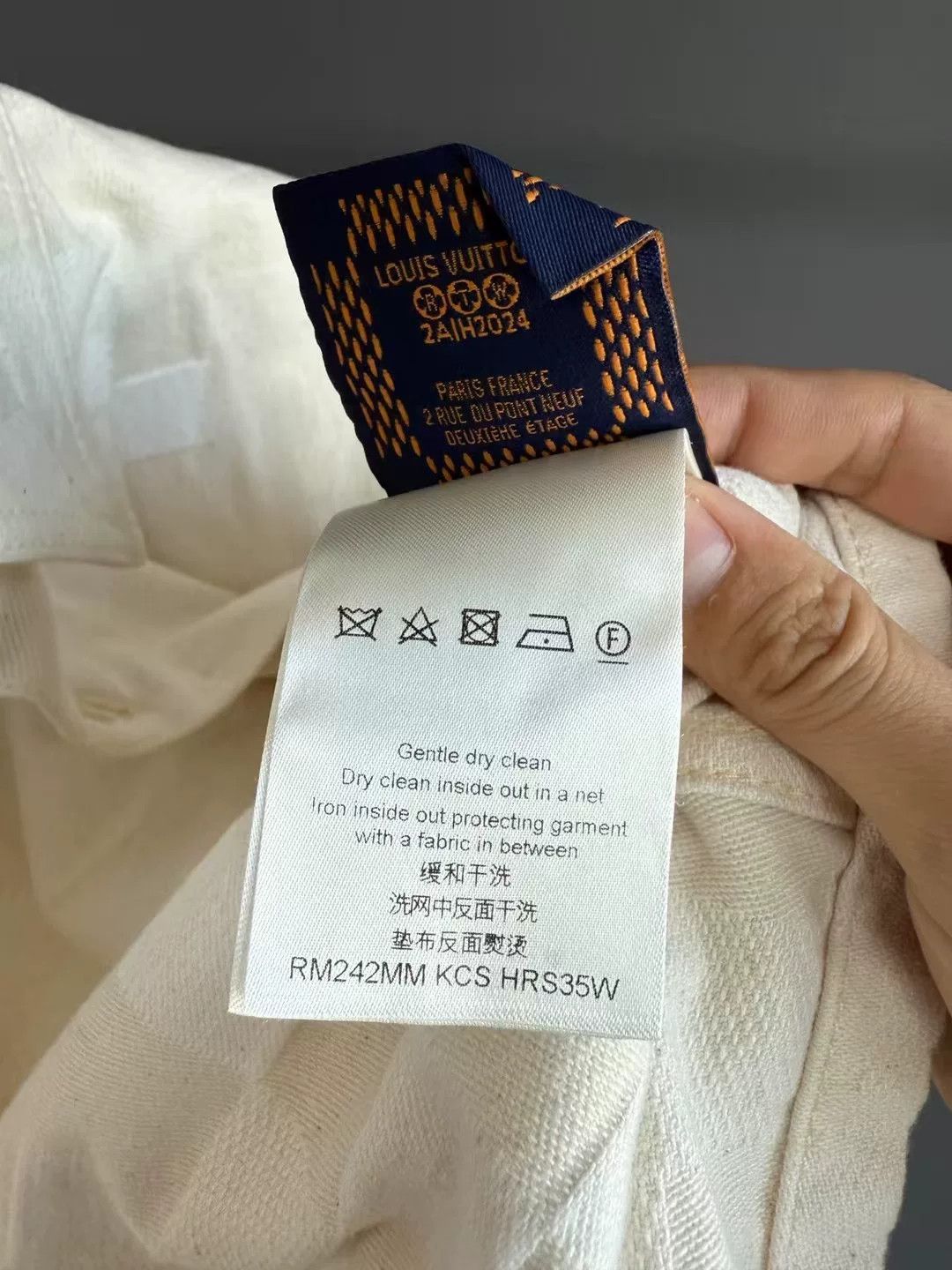 Louis Vuitton Louis Vuitton Denim White Shirt S Men Size US S / EU 44-46 / 1 - 7 Thumbnail