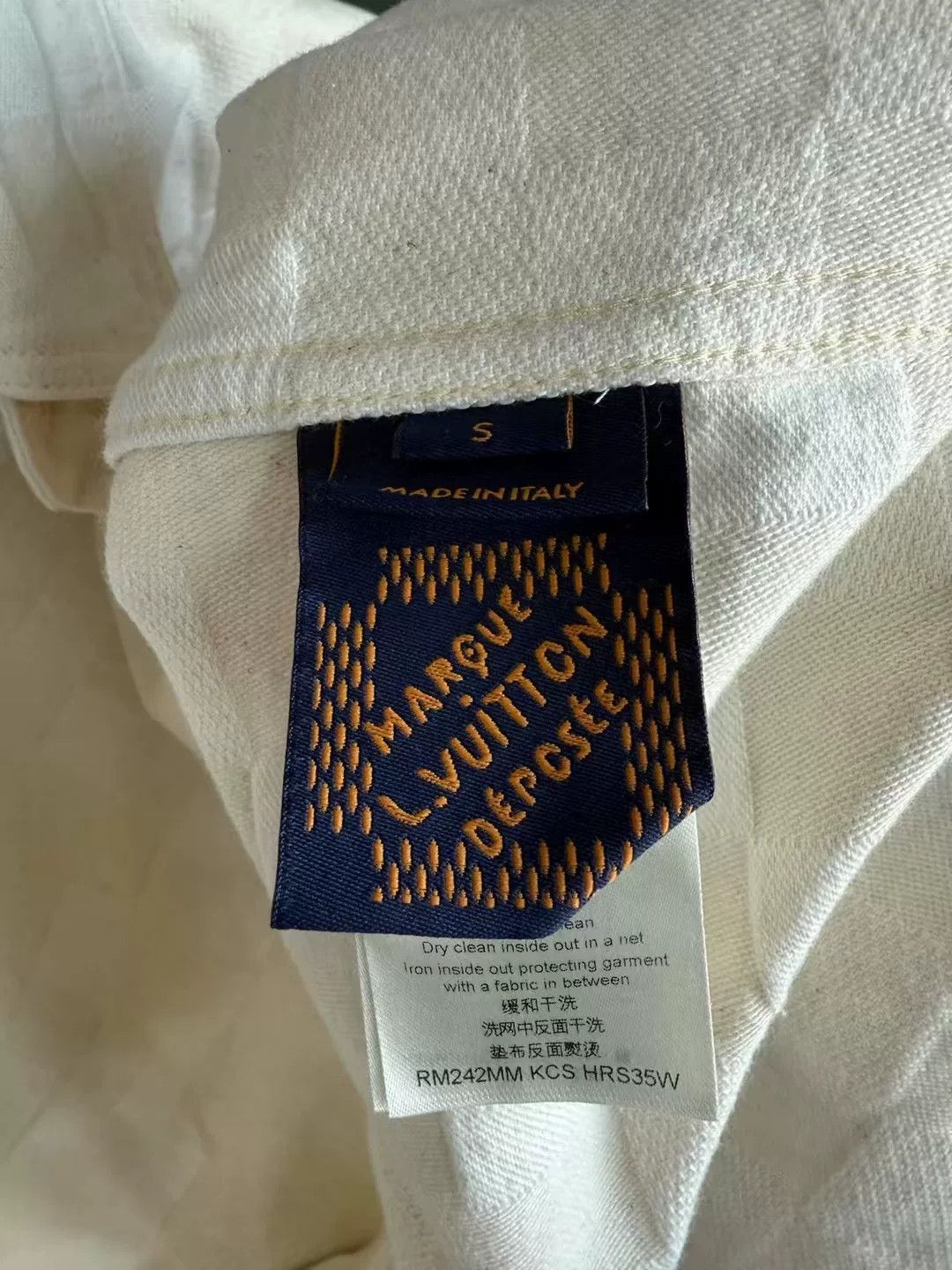 Louis Vuitton Louis Vuitton Denim White Shirt S Men Size US S / EU 44-46 / 1 - 6 Thumbnail