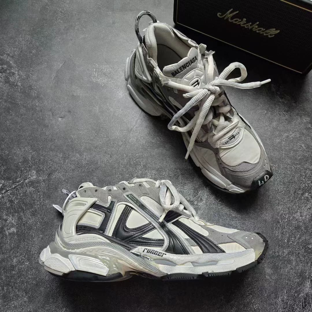 Balenciaga Balenciaga Running Multi Lowtop Sneakers 40 Men Size US 7.5 / EU 40-41 - 5 Thumbnail