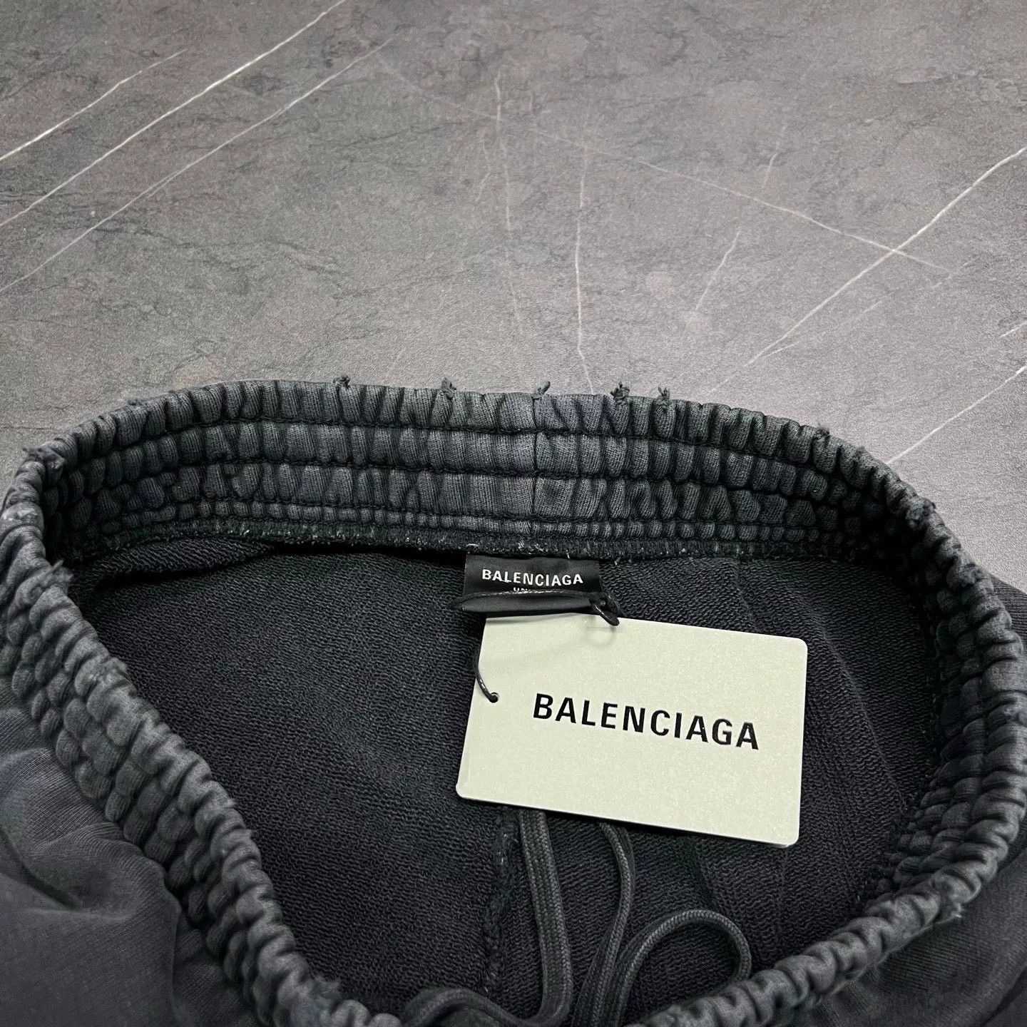 Balenciaga Balenciaga Retro Embroidered Black Sweatpants XXS Women Size 22" - 5 Thumbnail