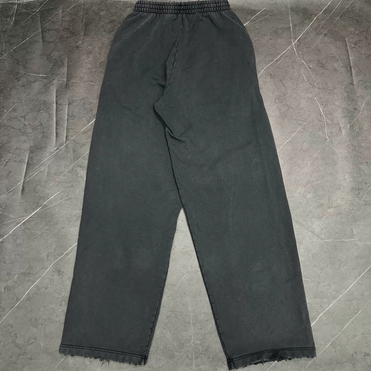 Balenciaga Balenciaga Retro Embroidered Black Sweatpants XXS Women Size 22" - 2 Thumbnail
