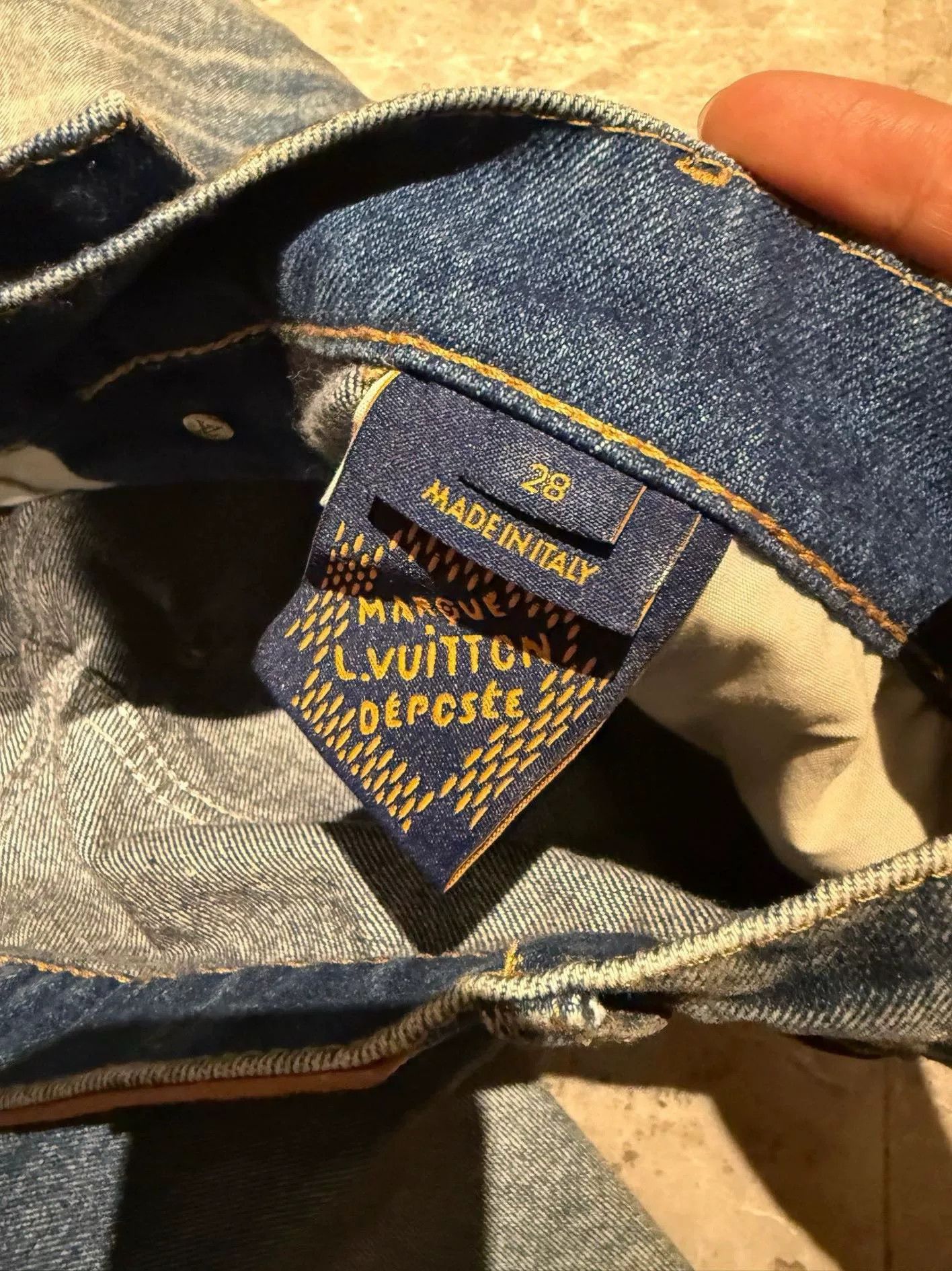 Louis Vuitton Louis Vuitton Blue Denim Jeans 28 Men Size US 28 / EU 44 - 7 Thumbnail