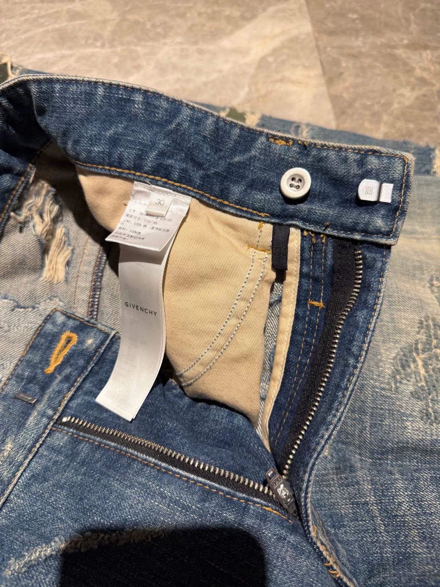 Givenchy Givenchy Retro Blue Denim Jeans 30 Men Size US 30 / EU 46 - 6 Thumbnail