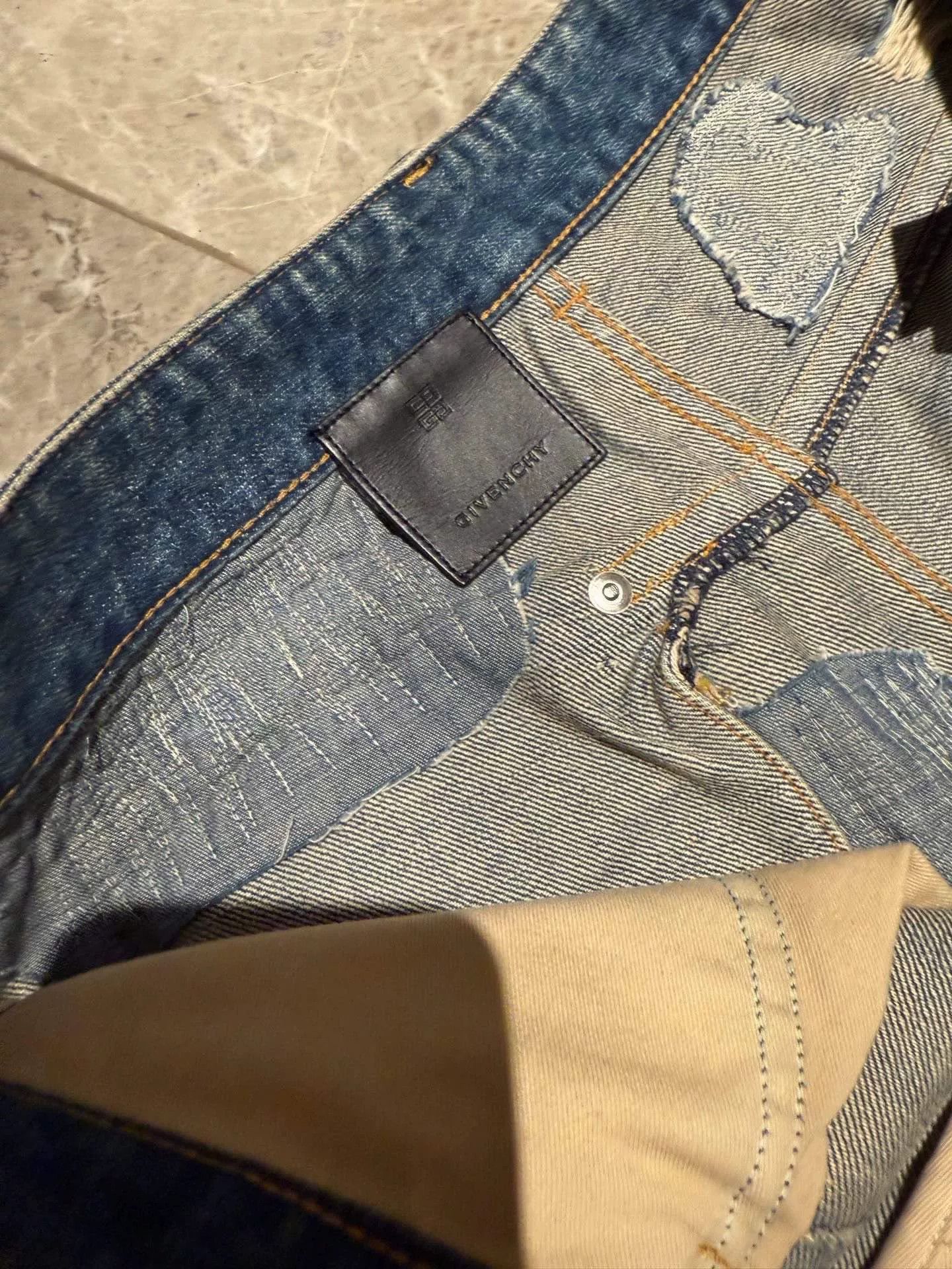 Givenchy Givenchy Retro Blue Denim Jeans 30 Men Size US 30 / EU 46 - 4 Thumbnail