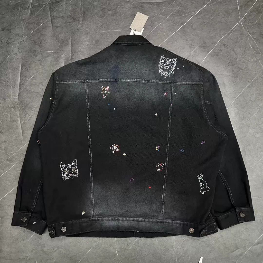Balenciaga Balenciaga Denim Black Light Jacket L Men Size US L / EU 52-54 / 3 - 2 Thumbnail