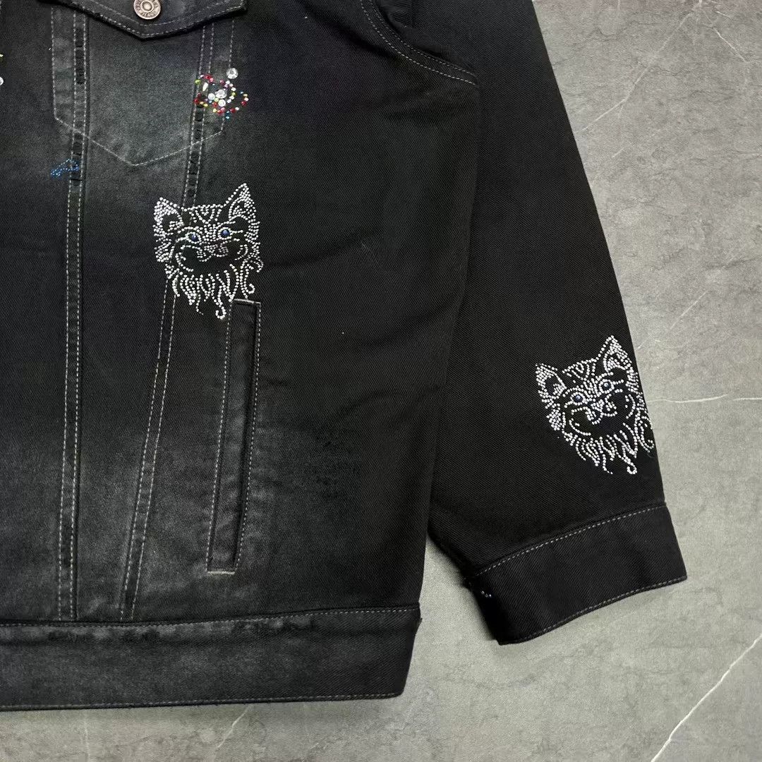 Balenciaga Balenciaga Denim Black Light Jacket L Men Size US L / EU 52-54 / 3 - 3 Thumbnail