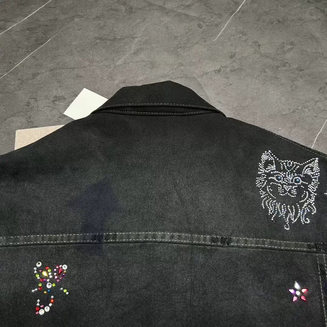 Balenciaga Balenciaga Denim Black Light Jacket L Men Size US L / EU 52-54 / 3 - 5 Thumbnail