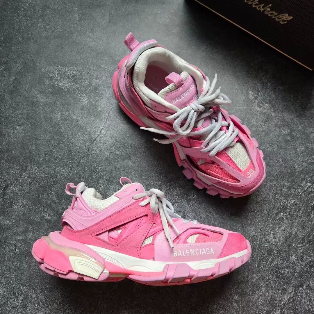 Balenciaga Balenciaga Pink Lowtop Sneakers 36 Women Size US 6 / IT 36 - 5 Thumbnail
