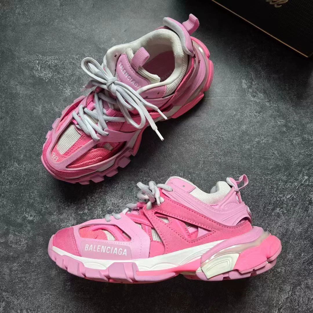 Balenciaga Balenciaga Pink Lowtop Sneakers 36 Women Size US 6 / IT 36 - 4 Thumbnail