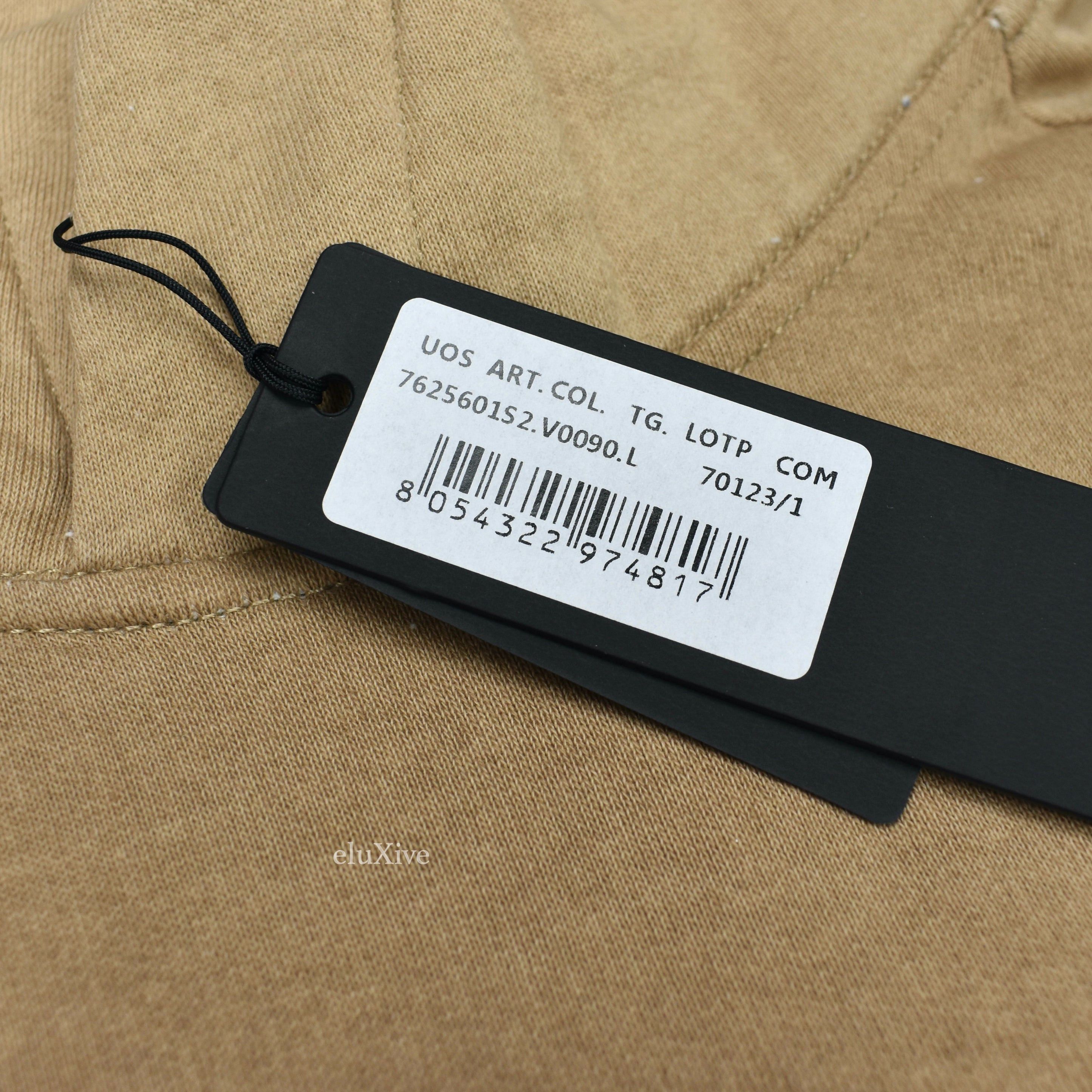 Stone Island × Supreme Supreme Stone Island Side Stripe Logo Hoodie Tan DS Size US L / EU 52-54 / 3 - 9 Thumbnail