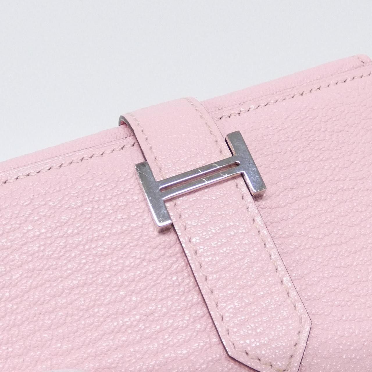 Hermes Hermes Hermes Béarn Combinaison Chèvre Wallet Leather Short Wallet Z DUTY FREE for USA Size ONE SIZE - 3 Thumbnail