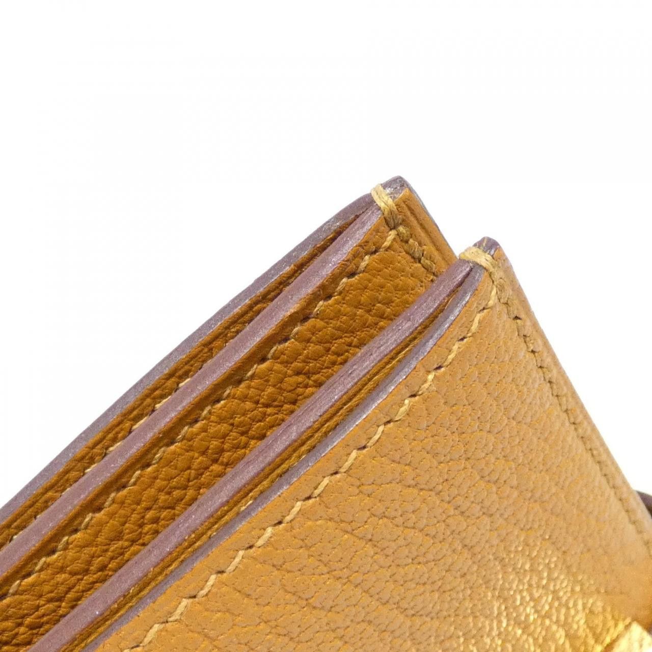 Hermes Hermes Hermes Bearn Compact Chevre Wallet Leather Short Wallet U DUTY FREE for USA Size ONE SIZE - 4 Thumbnail