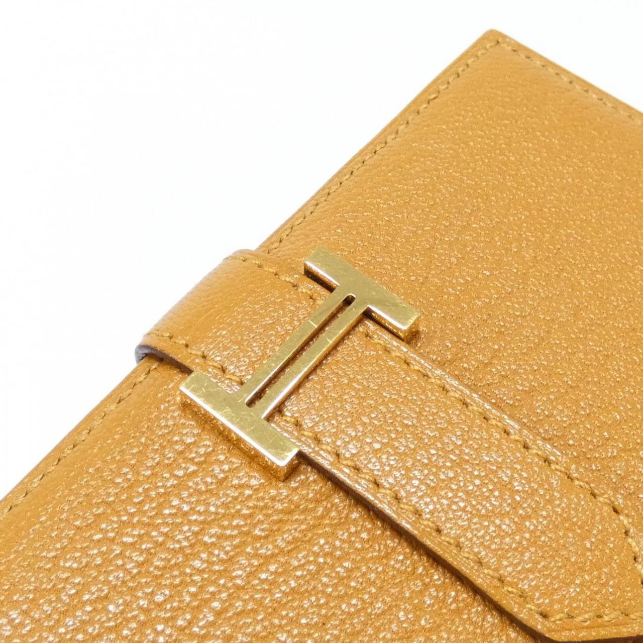 Hermes Hermes Hermes Bearn Compact Chevre Wallet Leather Short Wallet U DUTY FREE for USA Size ONE SIZE - 5 Thumbnail