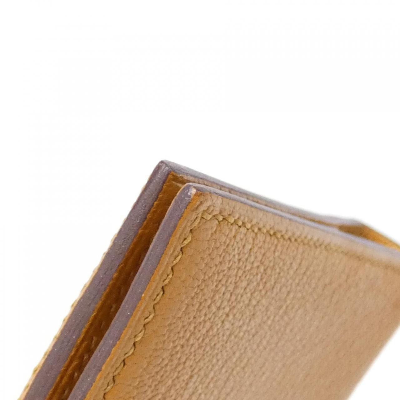 Hermes Hermes Hermes Bearn Compact Chevre Wallet Leather Short Wallet U DUTY FREE for USA Size ONE SIZE - 3 Thumbnail