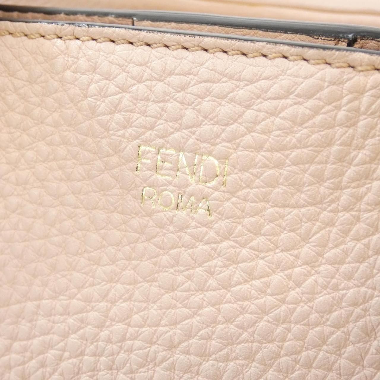 Fendi Fendi Fendi Selleria FF Tote Small Calf Tote Bag Leather Tote Bag 8BH367SFR DUTY FREE for USA Size ONE SIZE - 4 Thumbnail