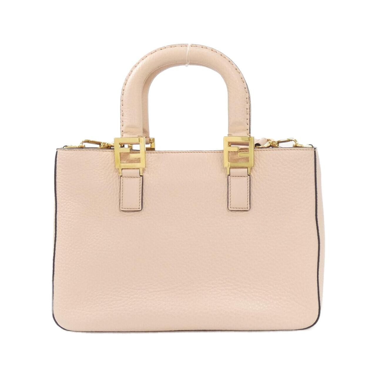 Fendi Fendi Fendi Selleria FF Tote Small Calf Tote Bag Leather Tote Bag 8BH367SFR DUTY FREE for USA Size ONE SIZE - 2 Thumbnail