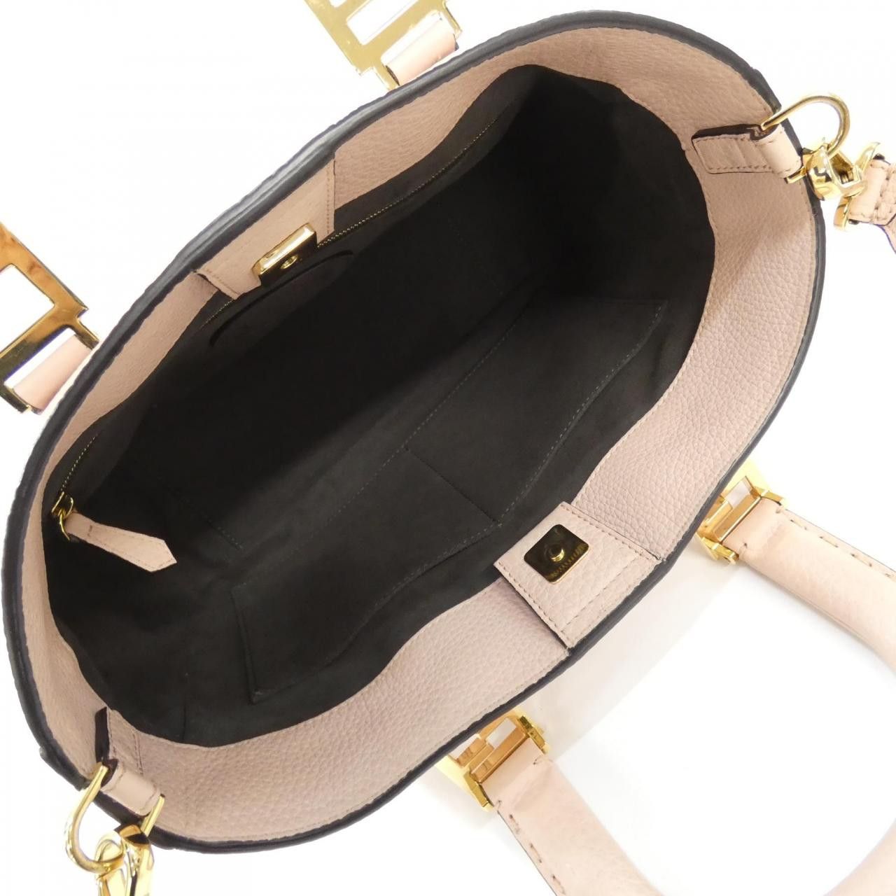 Fendi Fendi Fendi Selleria FF Tote Small Calf Tote Bag Leather Tote Bag 8BH367SFR DUTY FREE for USA Size ONE SIZE - 9 Thumbnail