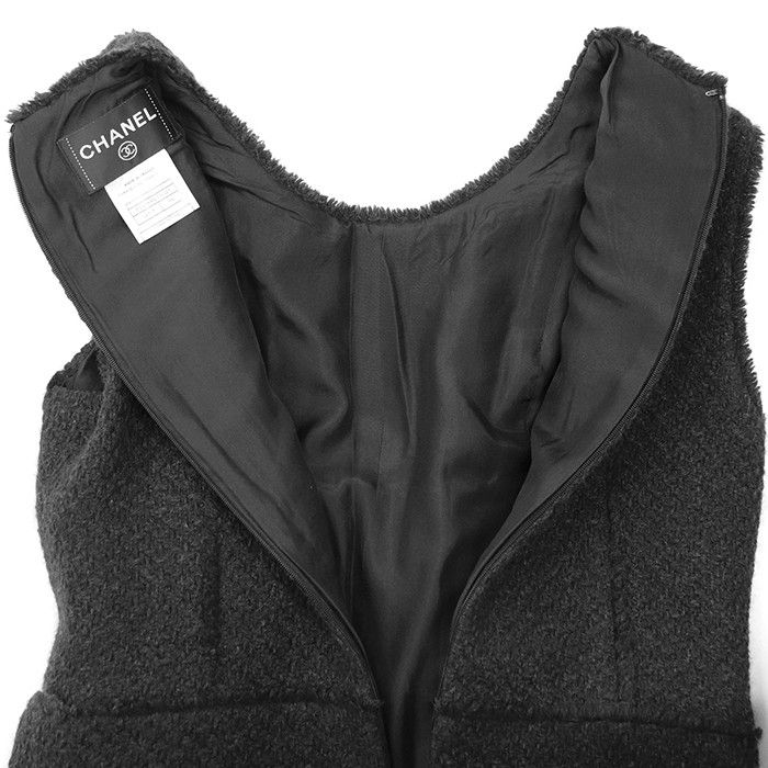 Chanel Chanel Chanel Wool Angora Knit Dress Textile Dresses P24588 DUTY FREE for USA Size ONE SIZE - 6 Thumbnail