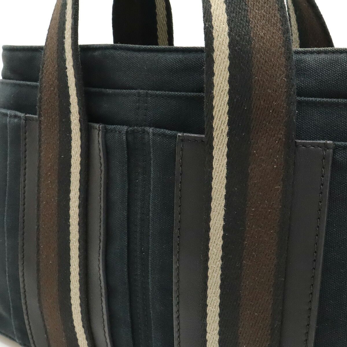 Hermes Hermes Hermes Troca HorizontalPM Canvas Leather Tote Bag Textile Tote Bag DUTY FREE for USA Size ONE SIZE - 8 Thumbnail
