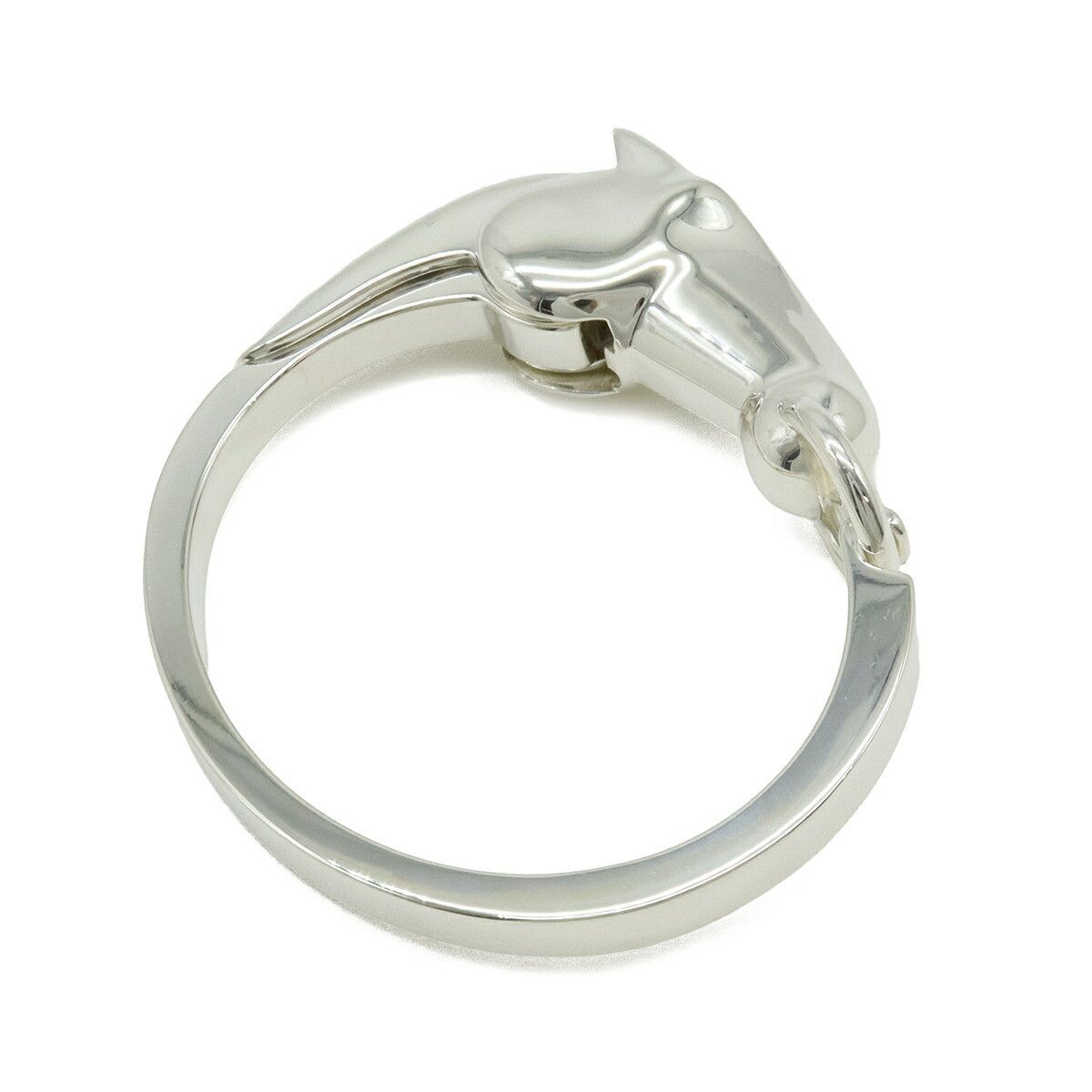Hermes Hermes Hermes Galop Ag925 Bracelet Precious Metal Bangle DUTY FREE for USA Size ONE SIZE - 2 Thumbnail