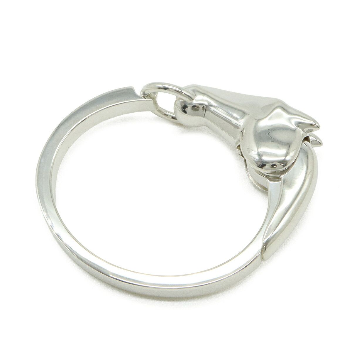 Hermes Hermes Hermes Galop Ag925 Bracelet Precious Metal Bangle DUTY FREE for USA Size ONE SIZE - 3 Thumbnail