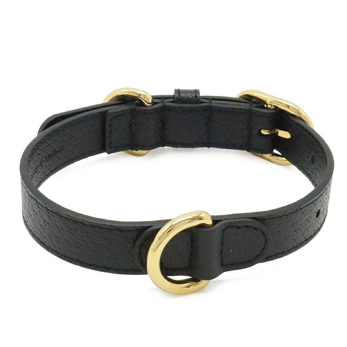 Gucci Gucci Gucci Interlocking G Leather Pet Collar Leather Pet Collar 692943 DUTY FREE for USA Size ONE SIZE - 2 Thumbnail