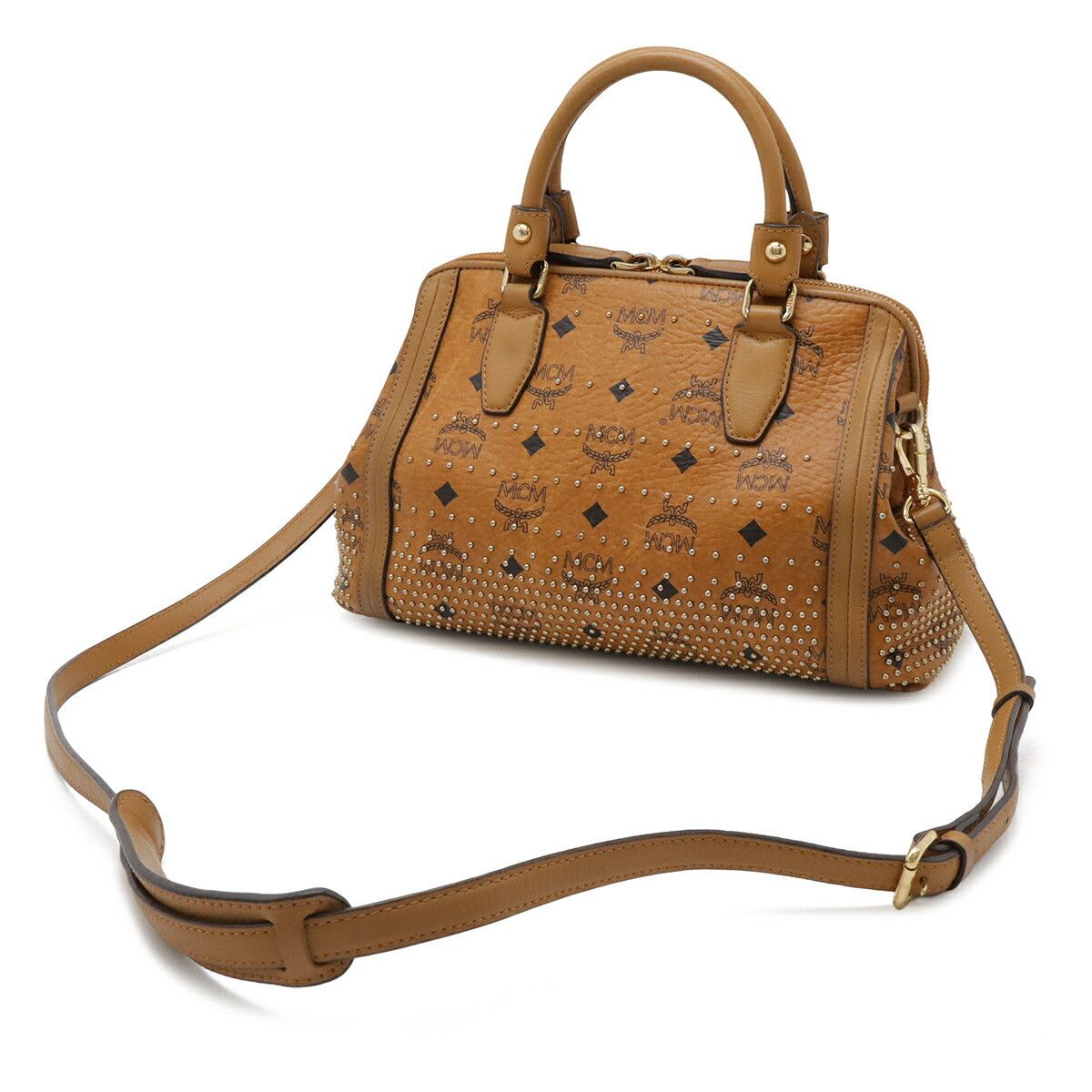 MCM MCM MCM Monogram PVC Leather 2way Bag Plastic / Synthetic Shoulder Bag MWB4SVICO001 DUTY FREE for USA Size ONE SIZE - 2 Thumbnail