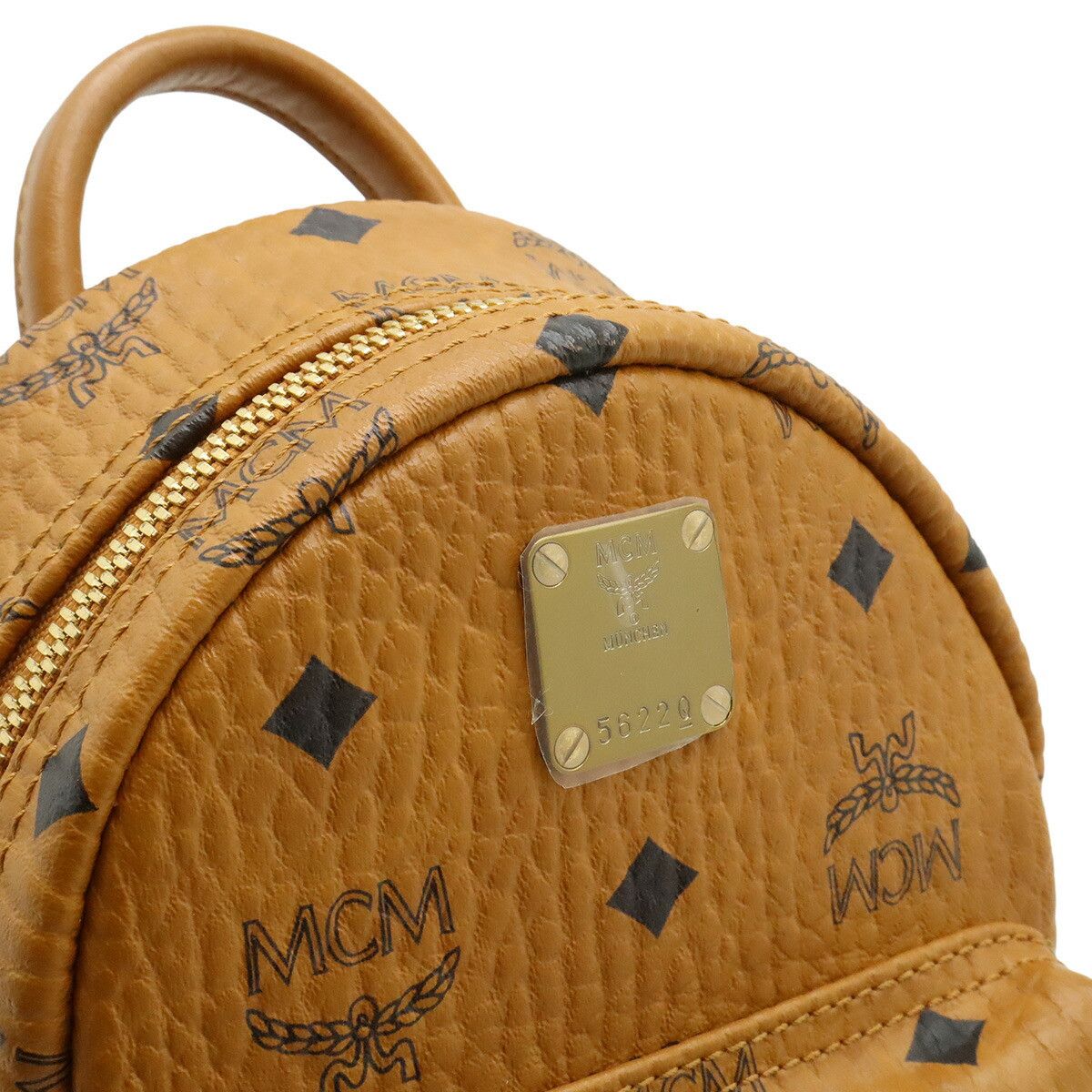 MCM MCM MCM Stark Visetos Backpack Plastic / Synthetic Backpack MMK6SVE92CO001 DUTY FREE for USA Size ONE SIZE - 8 Thumbnail