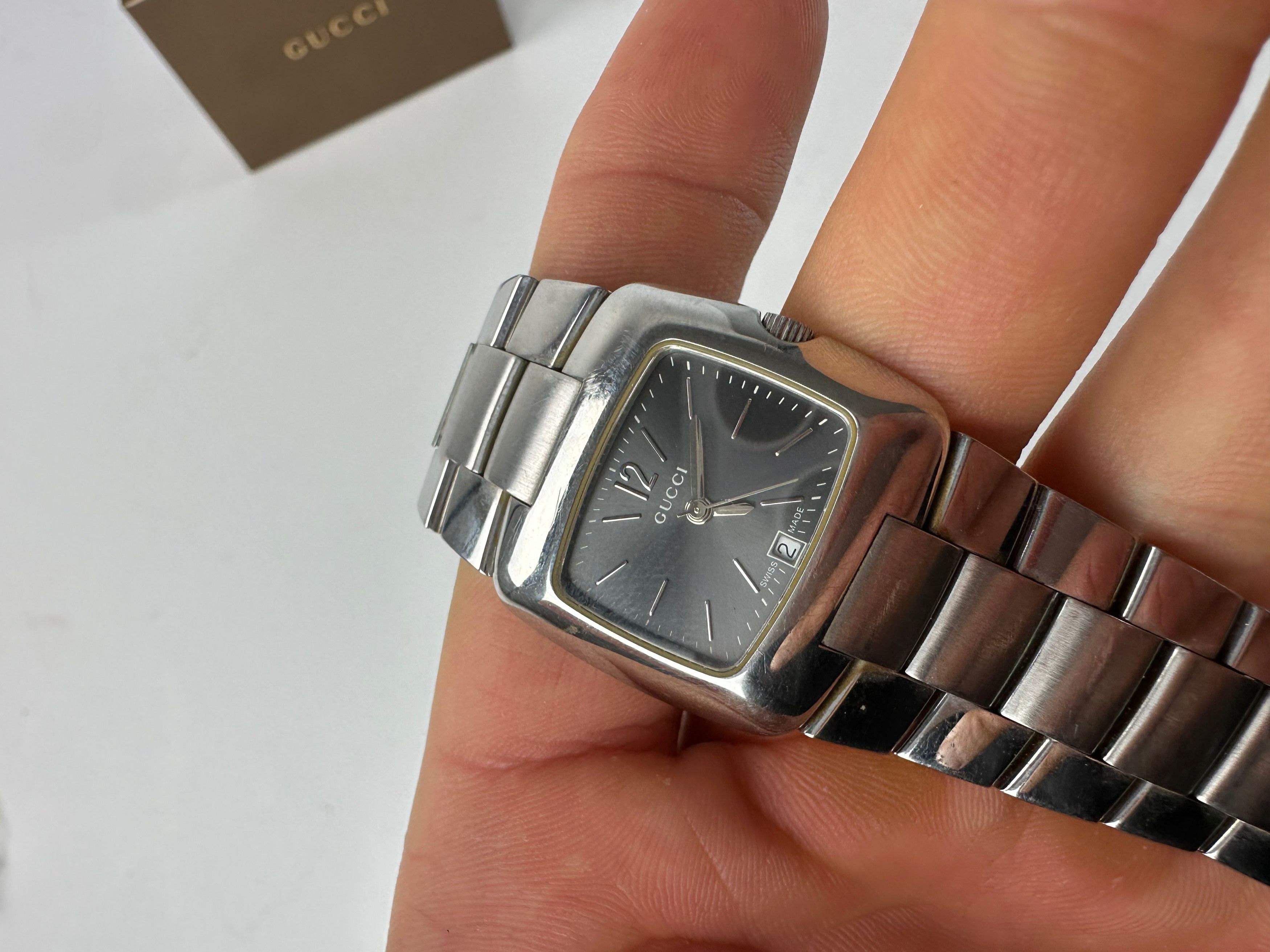 Gucci Vintage Steel Quartz Watch Silver Size ONE SIZE - 8 Thumbnail