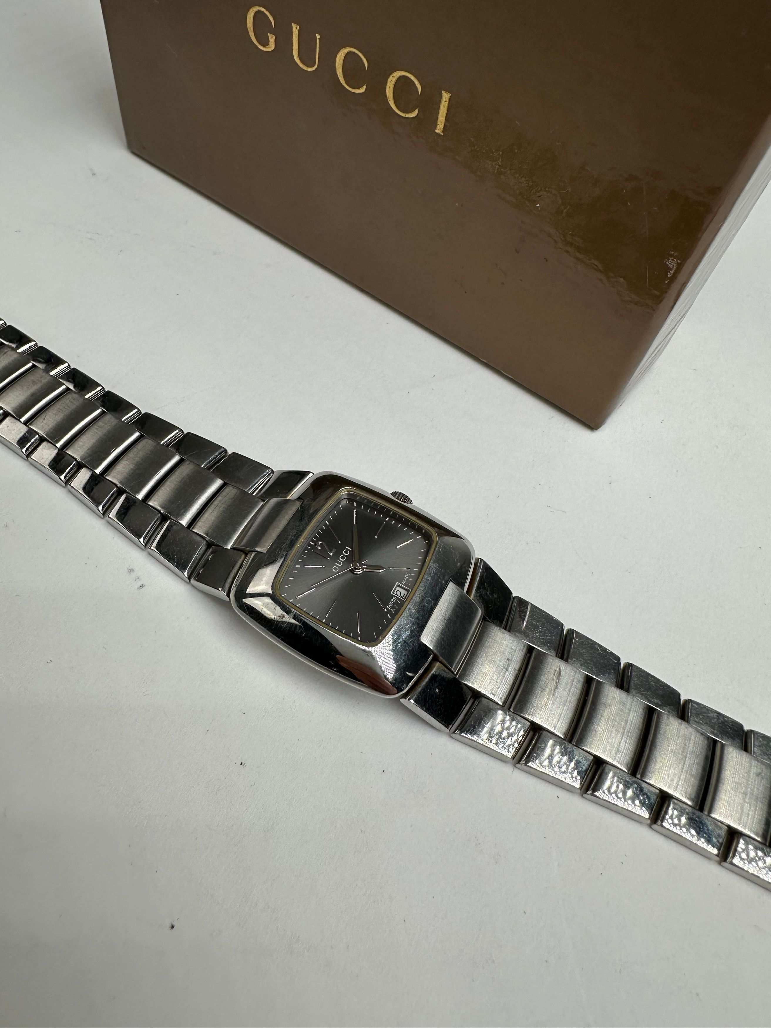 Gucci Vintage Steel Quartz Watch Silver Size ONE SIZE - 3 Thumbnail