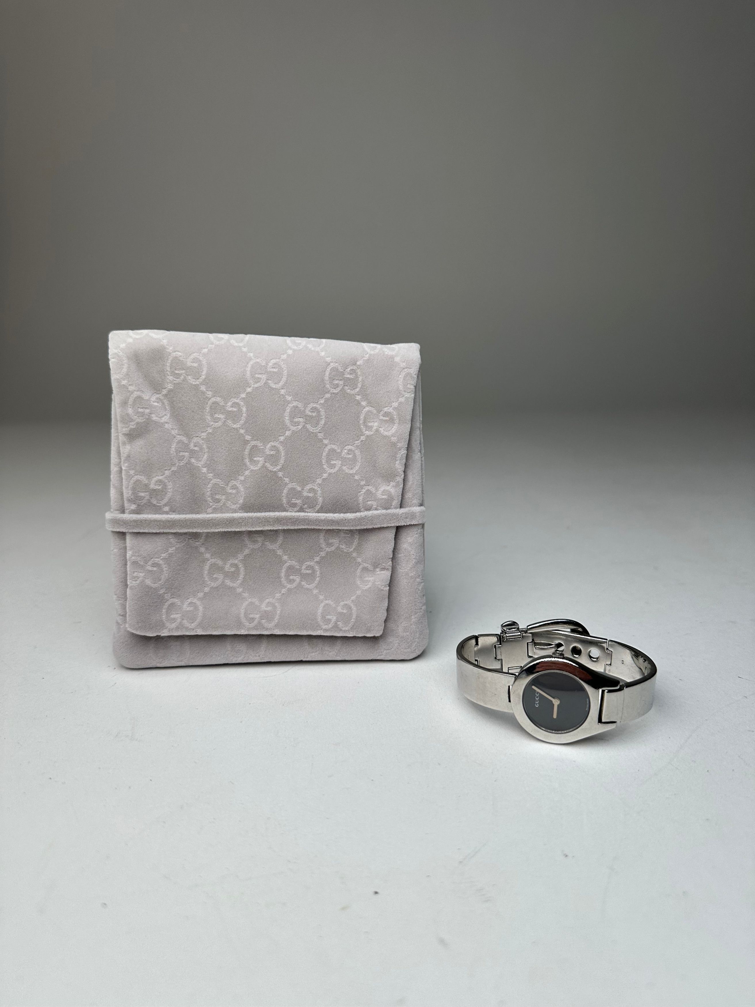 Gucci Vintage Quartz Steel Watch silver Size ONE SIZE - 2 Thumbnail