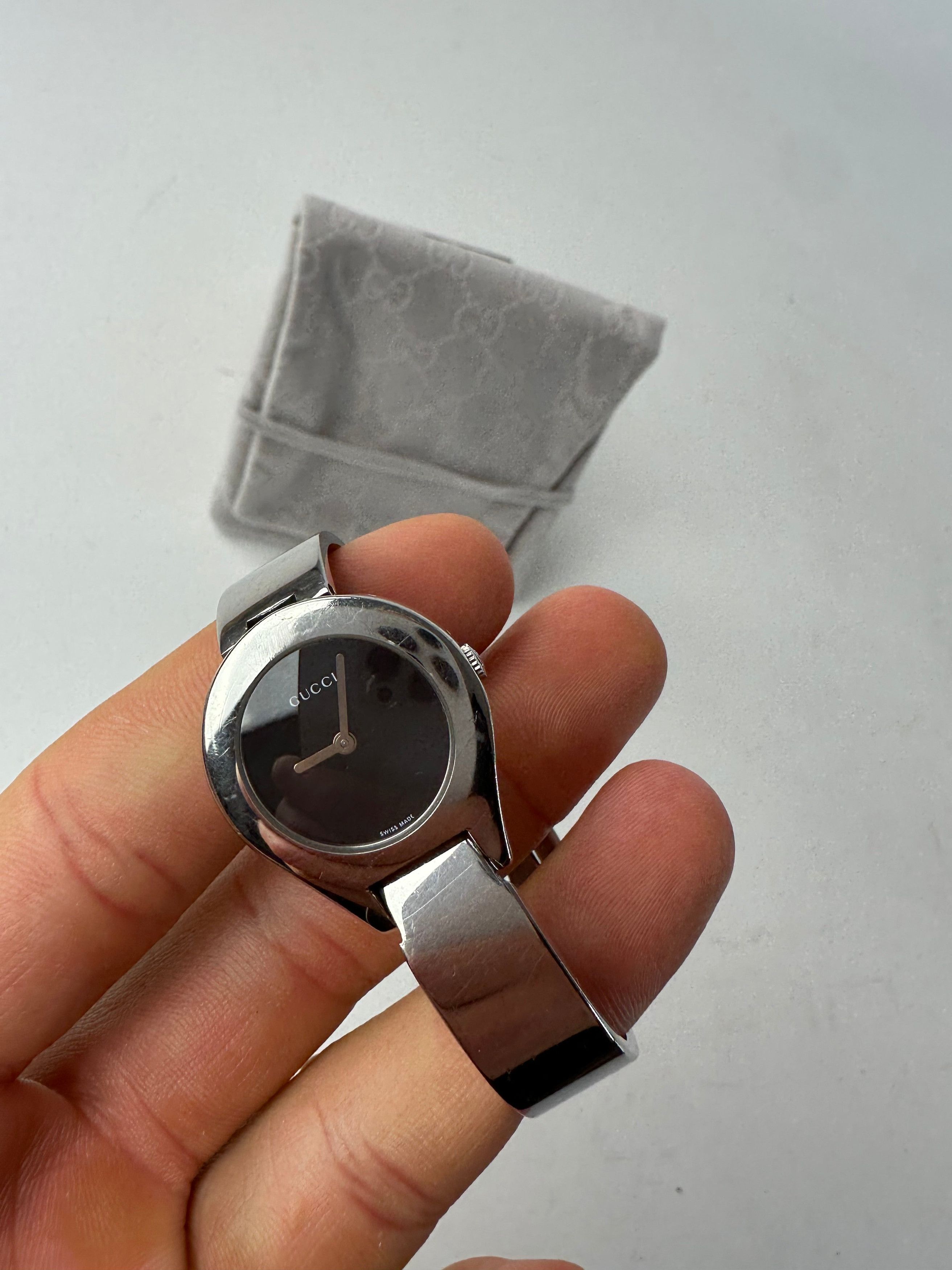 Gucci Vintage Quartz Steel Watch silver Size ONE SIZE - 3 Thumbnail