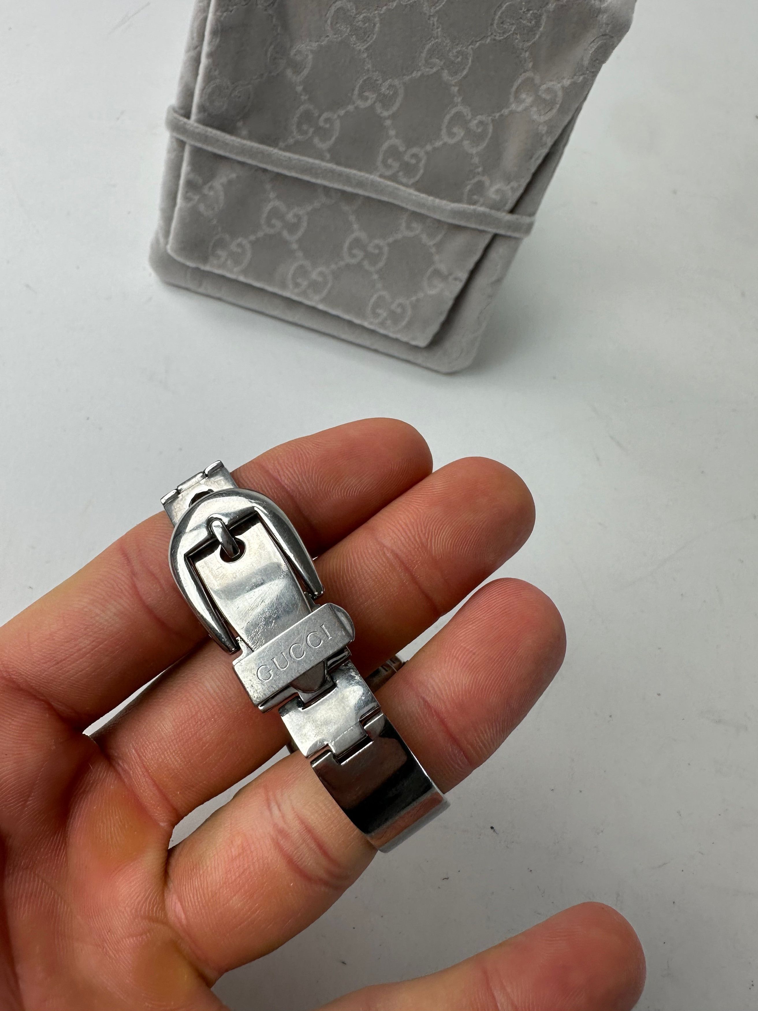 Gucci Vintage Quartz Steel Watch silver Size ONE SIZE - 7 Thumbnail