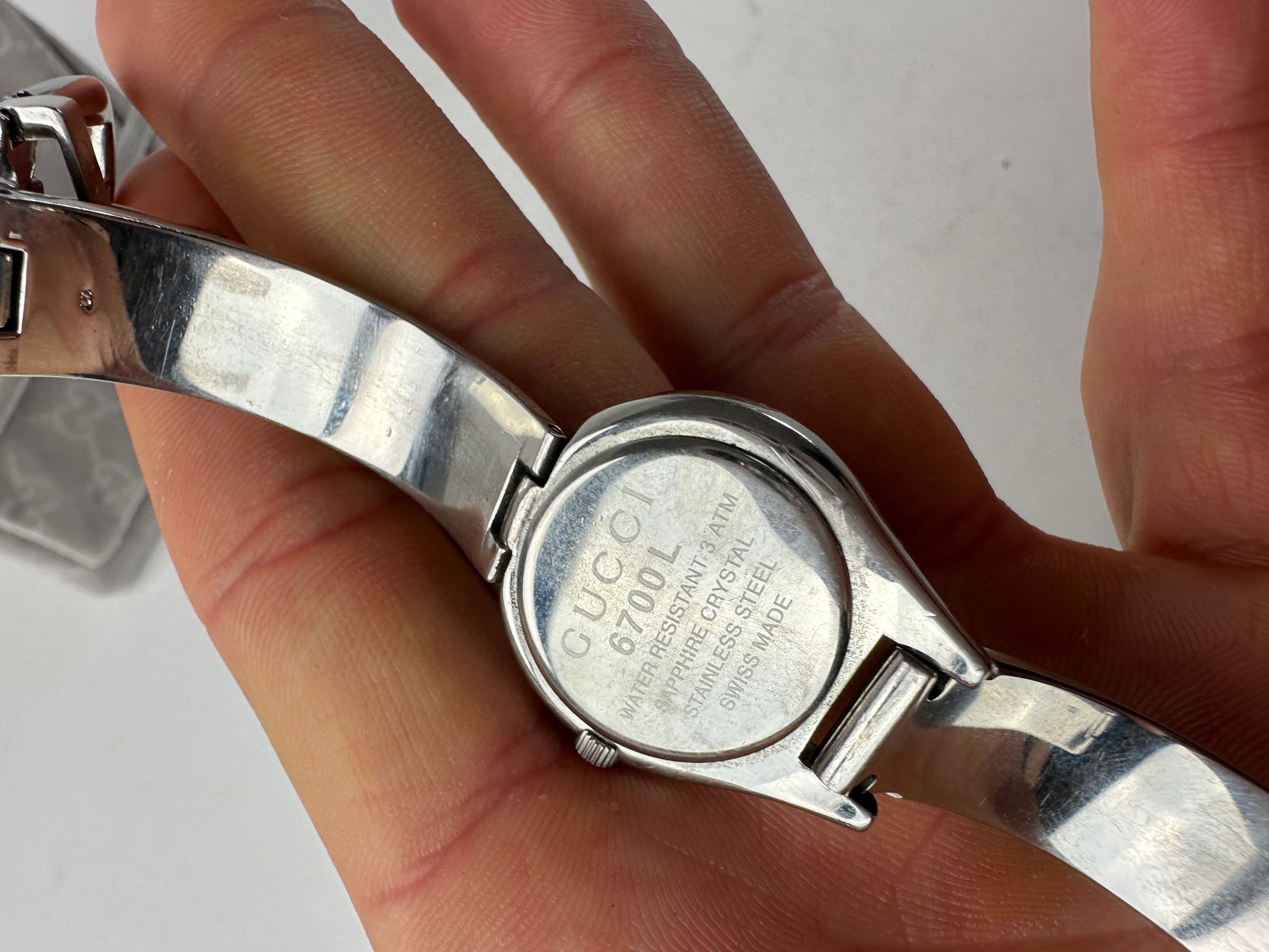 Gucci Vintage Quartz Steel Watch silver Size ONE SIZE - 9 Thumbnail