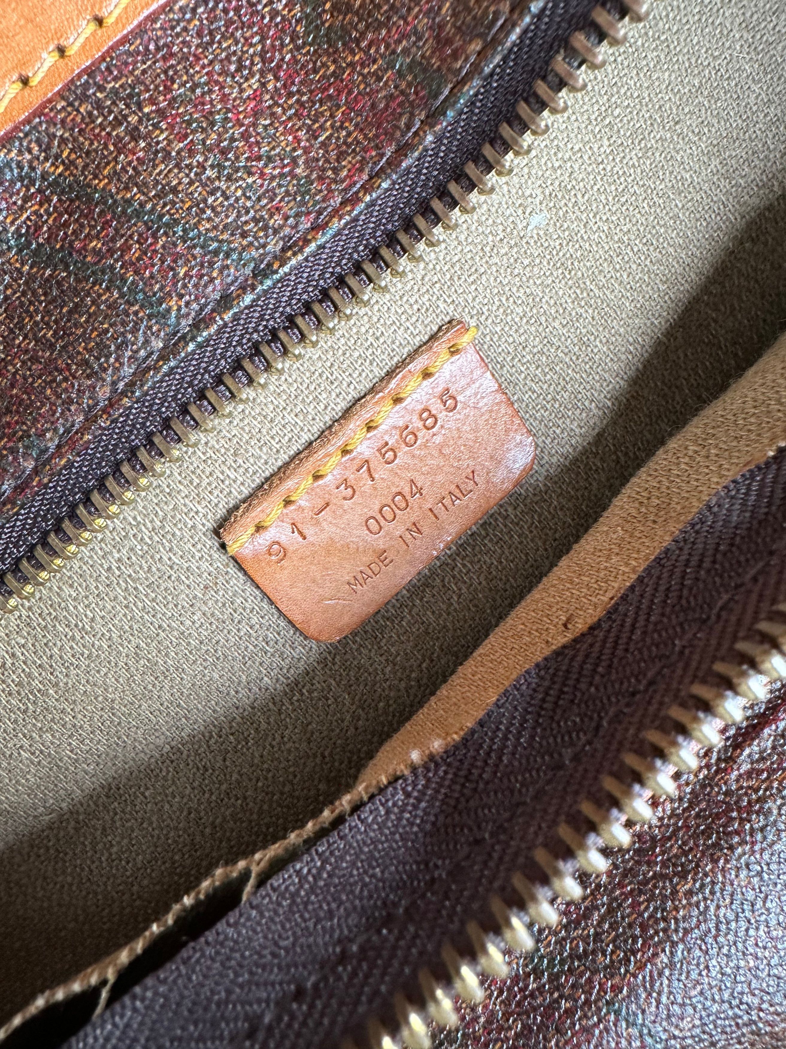 Etro Vintage Paisley Leather 2Way Duffel Bag Size ONE SIZE - 6 Thumbnail