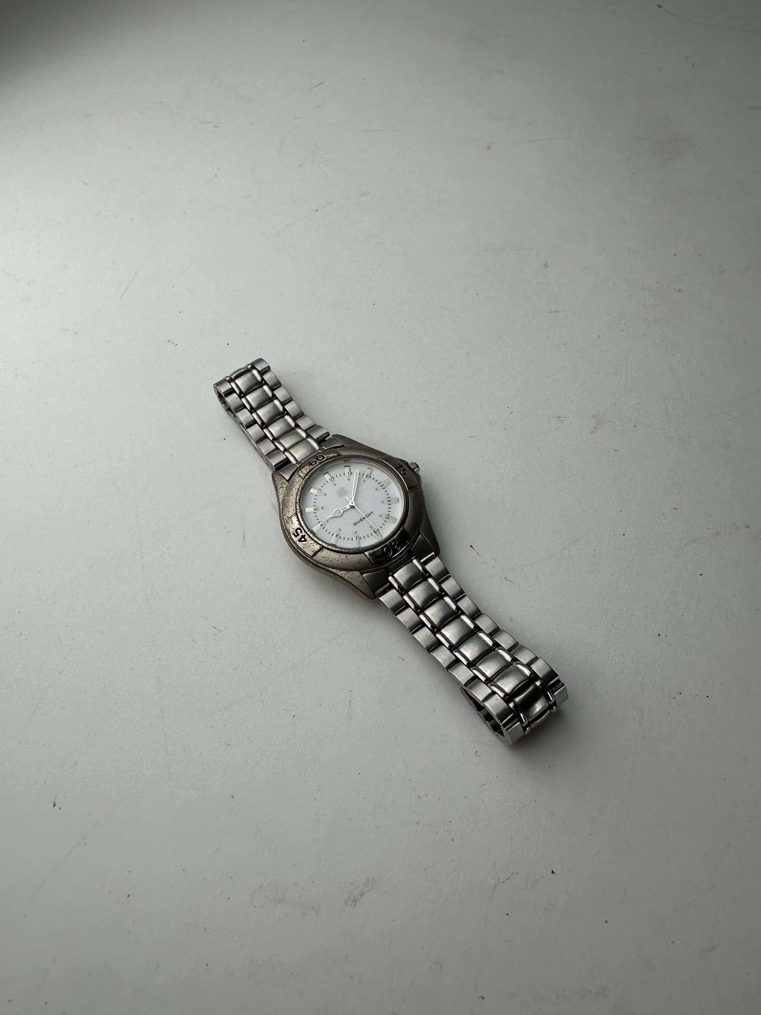Givenchy Vintage Quartz Steel Watch Silver Size ONE SIZE - 6 Thumbnail