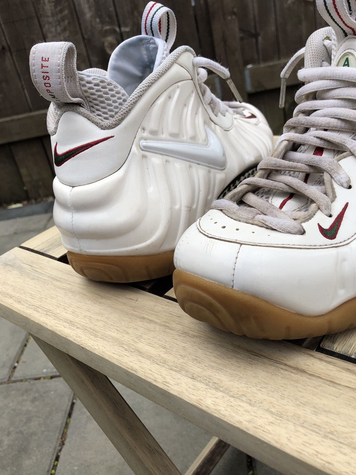 Nike Air Foamposite Pro White Gucci | Grailed
