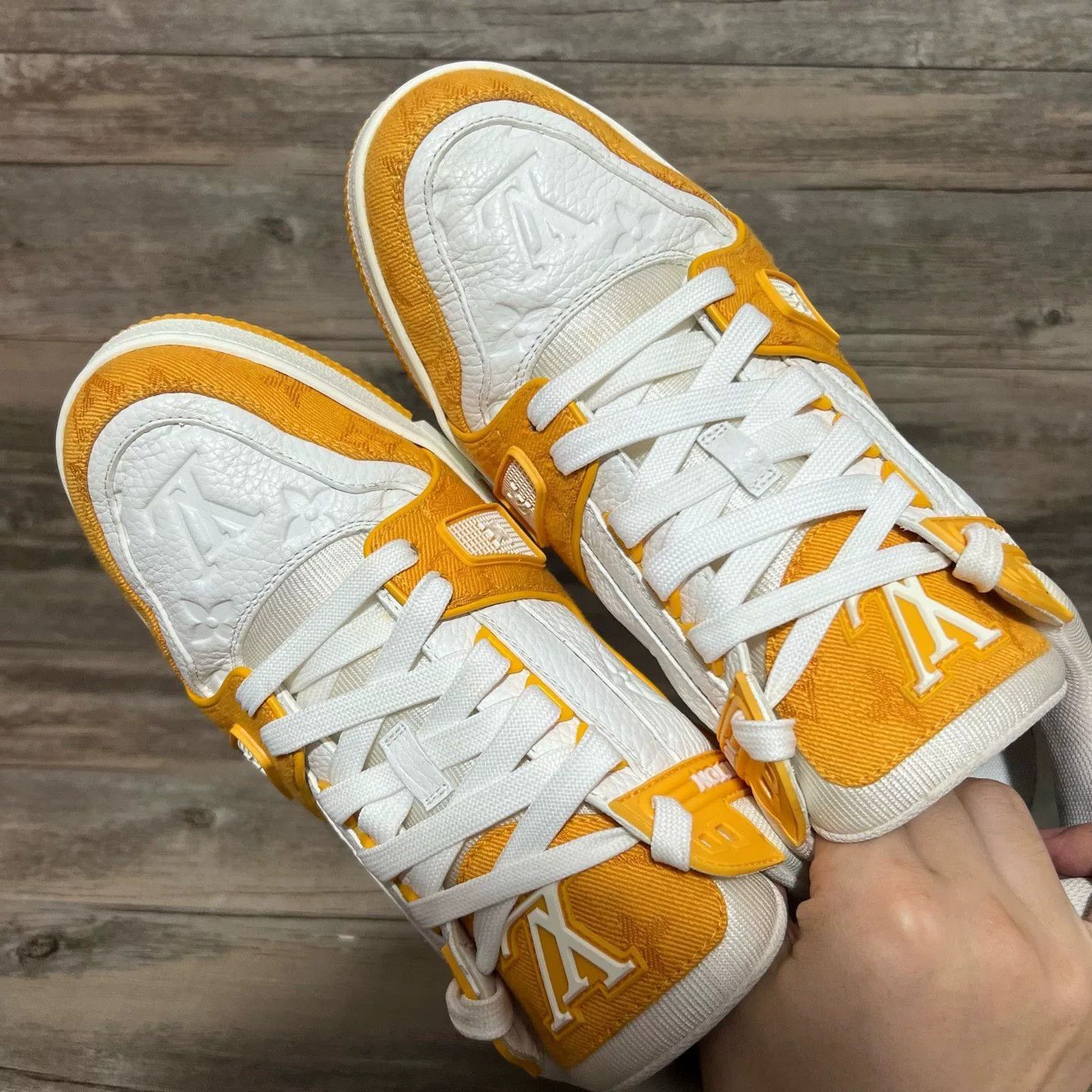 Louis Vuitton Louis Vuitton Training Denim Multi Lowtop Sneakers 42 Men Size US 9 / EU 42 - 5 Thumbnail