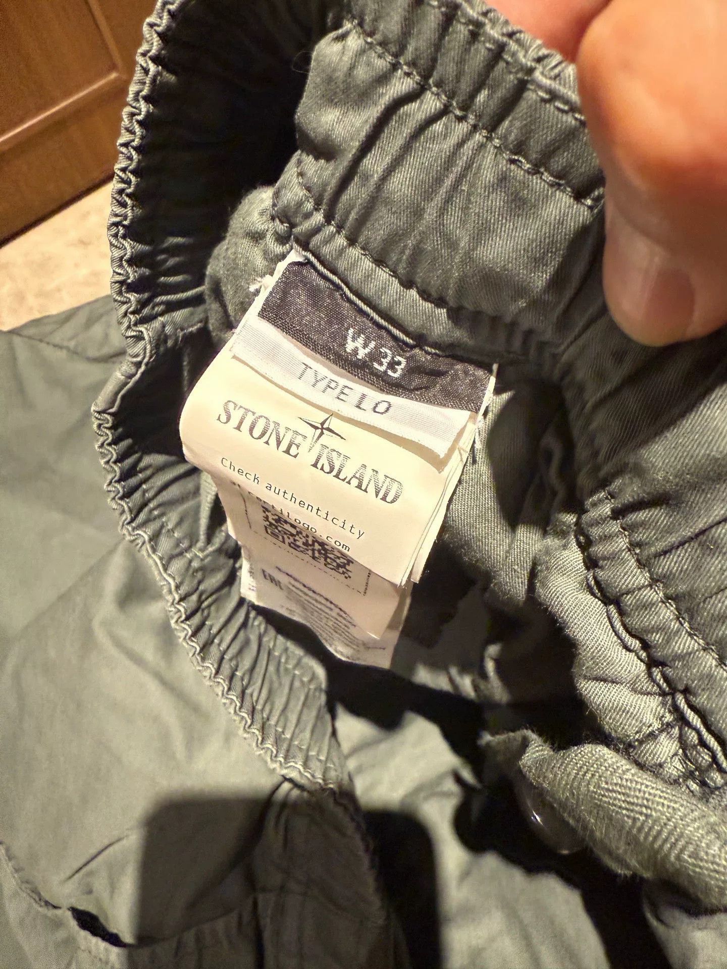 Stone Island Stone Island Green Casual Pants 33 Men Size US 33 - 3 Thumbnail