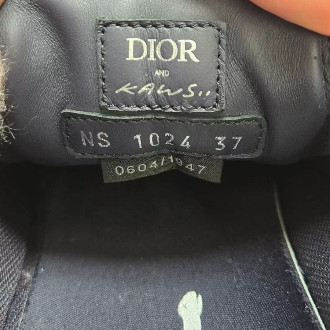 Dior Dior Collab Limited Blue Lowtop Sneakers 37 Women Size US 6.5 / IT 36.5 - 8 Thumbnail